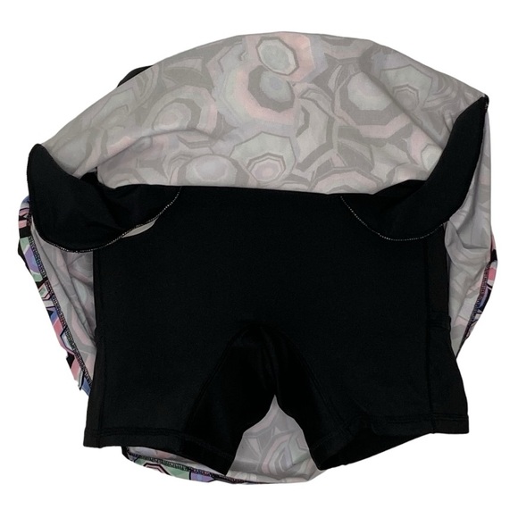 RLX RALPH LAUREN Black & Multicolor Umbrella Print Golf Tennis Skirt Skort, S - Picture 12 of 16